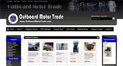 Desktop Screenshot of outboardmotortrade.com